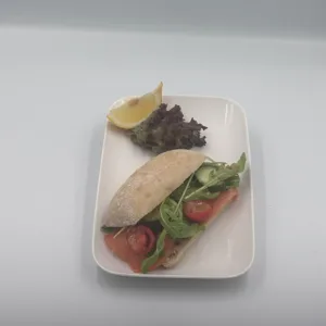 Luxe broodje zalm